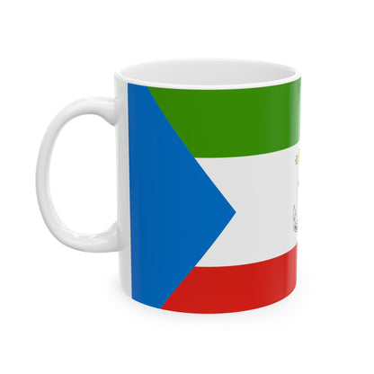 Equatorial Guinea Flag Coffee Tea Mug 11oz 15oz | Rep Ya Flag Ceramic Mug