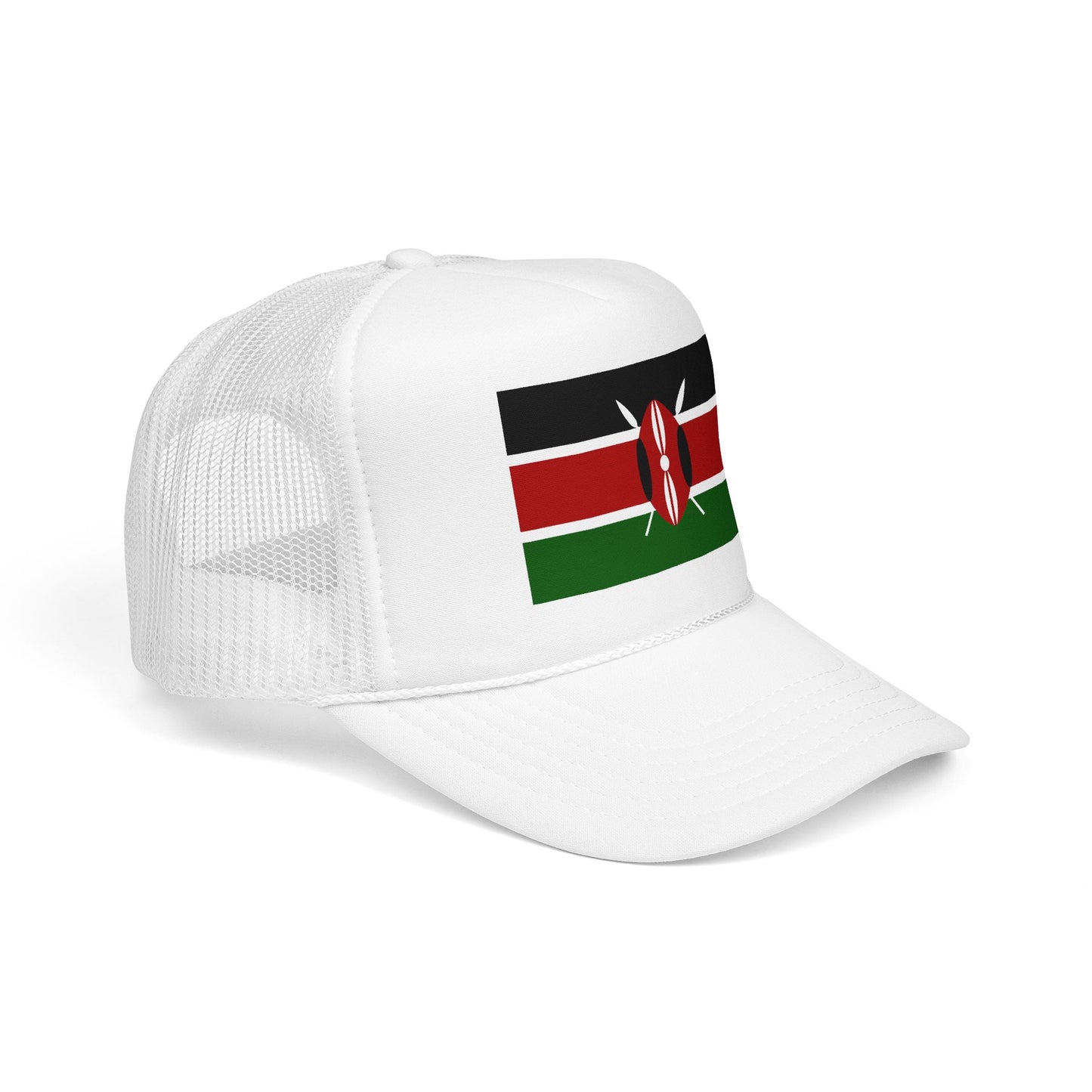 Kenya Flag Foam Trucker Hat | Kenyan Pride Snapback Cap | Rep Ya Flag