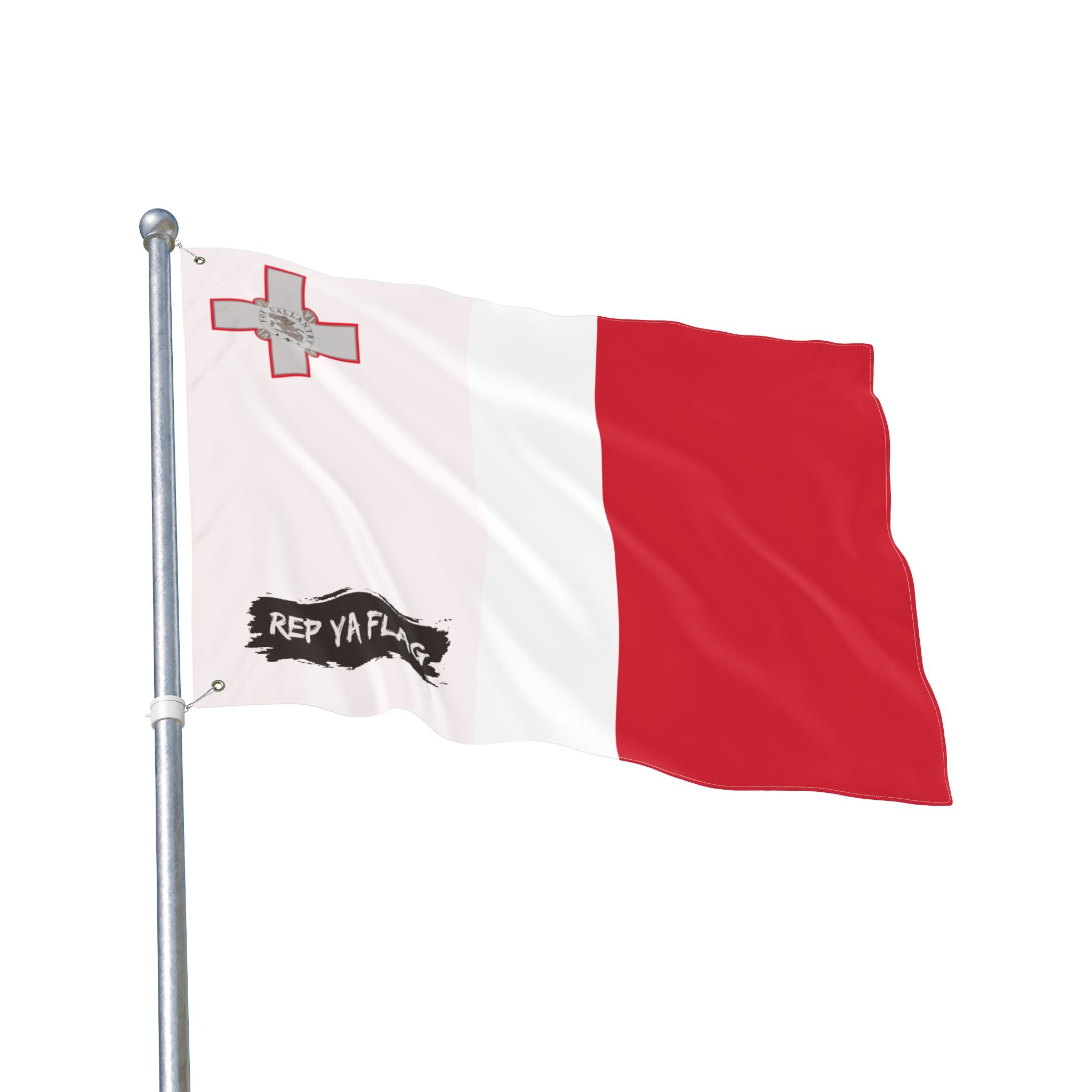 Malta Flag Garden Banner | Double Sided Outdoor Flag | Rep Ya Flag