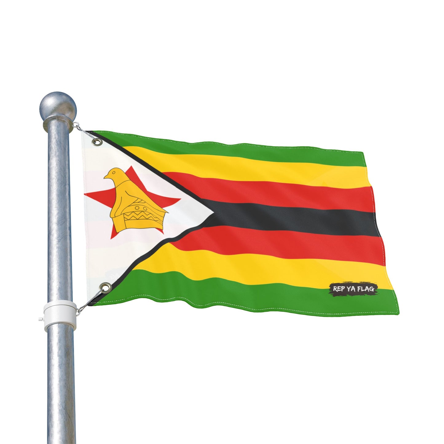 Zimbabwe Flag Double Sided Flag, Outdoor Garden Banner | Country Flag