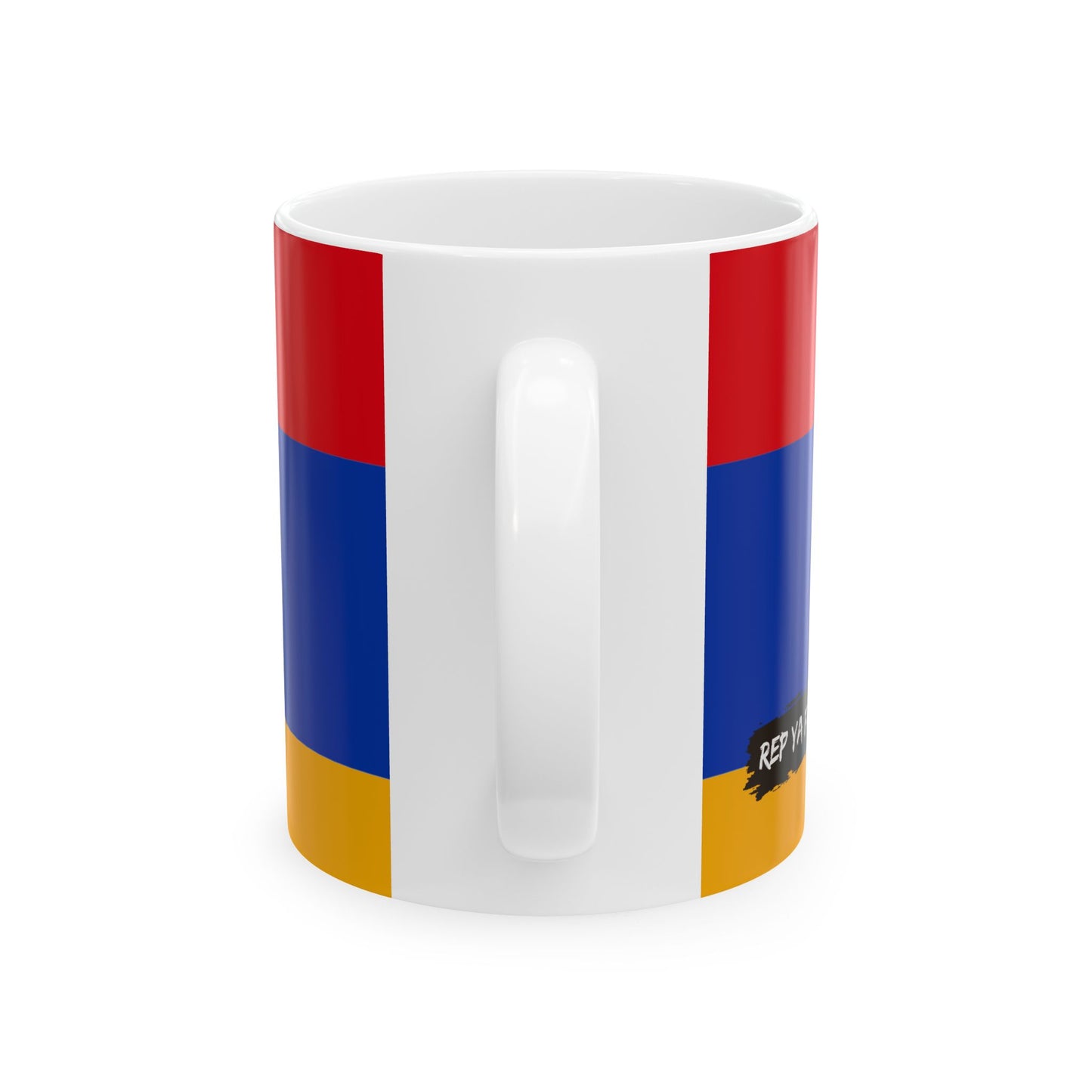 Armenia Flag Coffee Mug | Armenian Pride Ceramic Tea Mug 11oz & 15oz | Rep Ya Flag