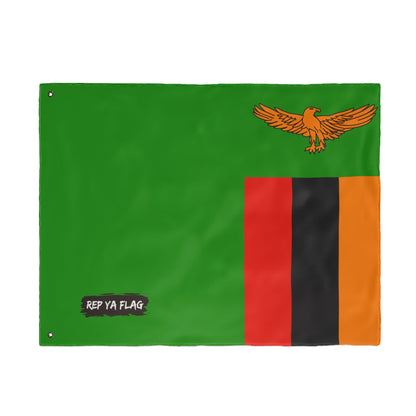 Zambia Flag Double Sided Flag, Outdoor Garden Banner | Country Flag