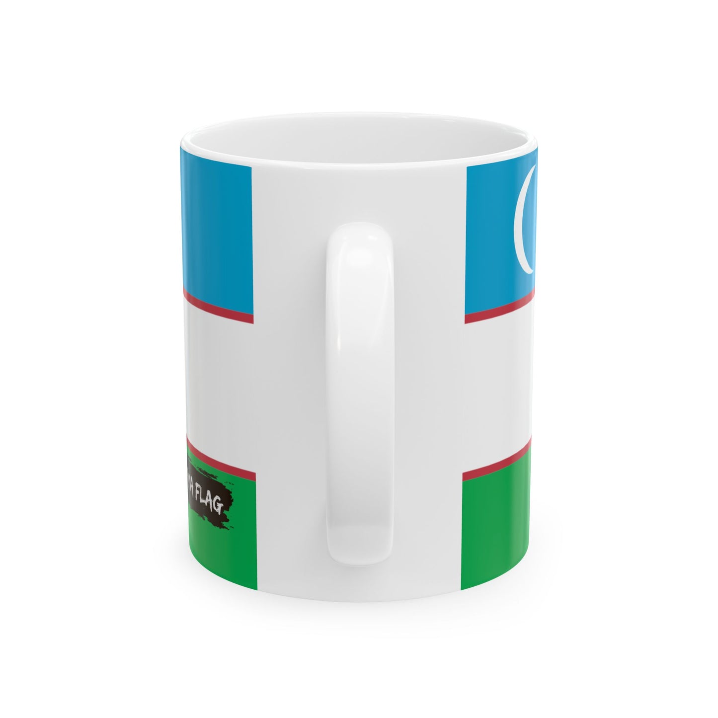 Uzbekistan Flag Coffee Tea Mug 11oz 15oz | Rep Ya Flag Ceramic Mug