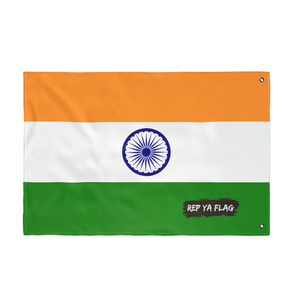 India Flag Garden Banner | Double Sided Outdoor Flag | Rep Ya Flag
