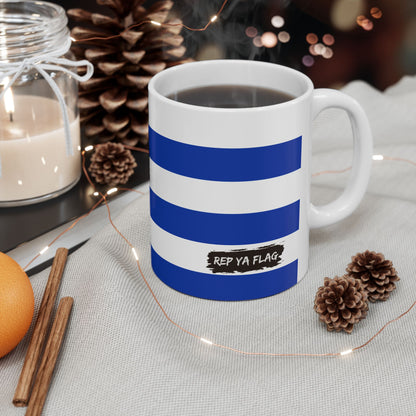 Uruguay Flag Coffee Tea Mug 11oz 15oz | Rep Ya Flag Ceramic Mug