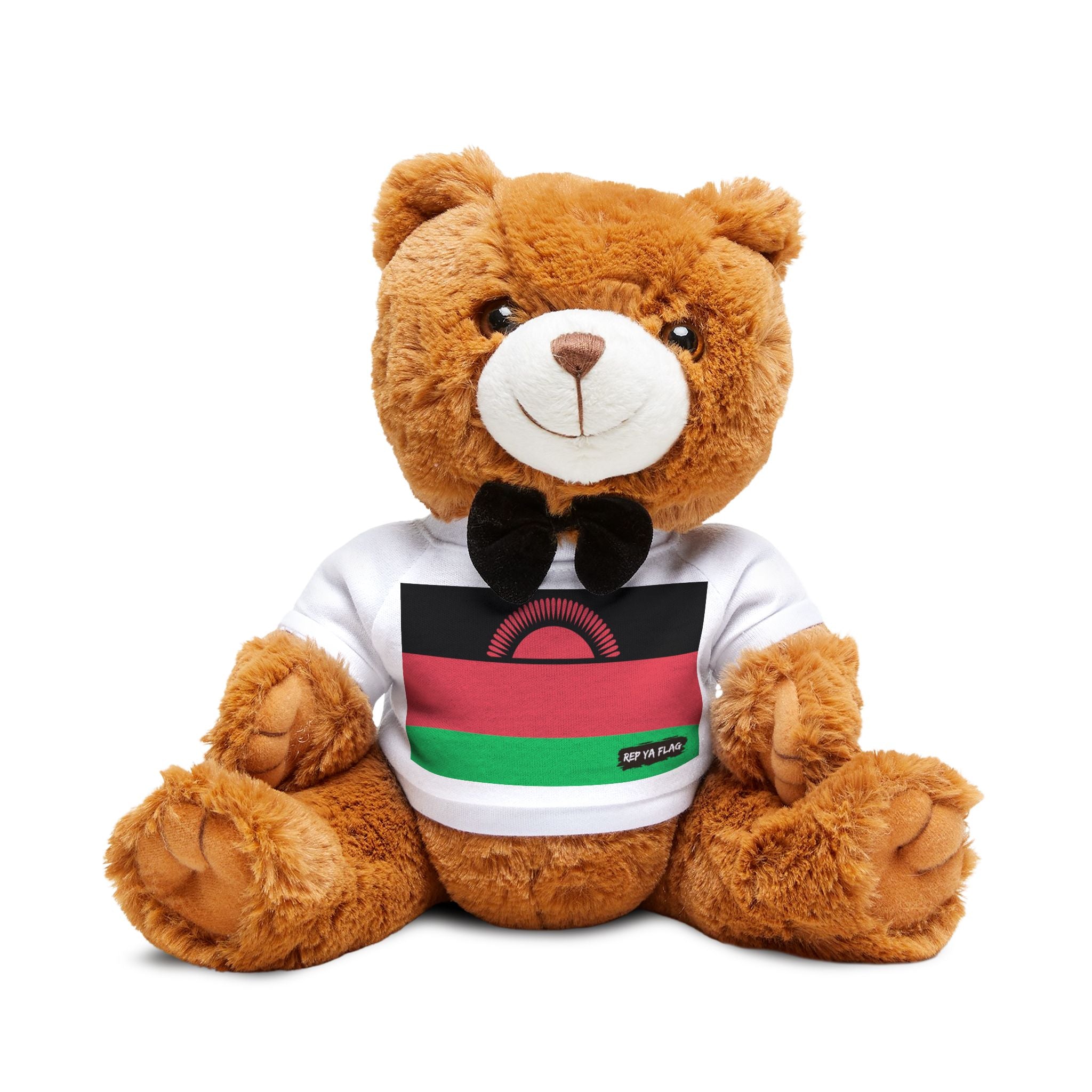 Malawi Flag Teddy Bear | Malawian Heritage Plush Gift | Rep Ya Flag