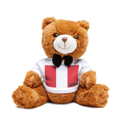 Peru Flag Teddy Bear | Peruvian Heritage Plush Gift | Rep Ya Flag