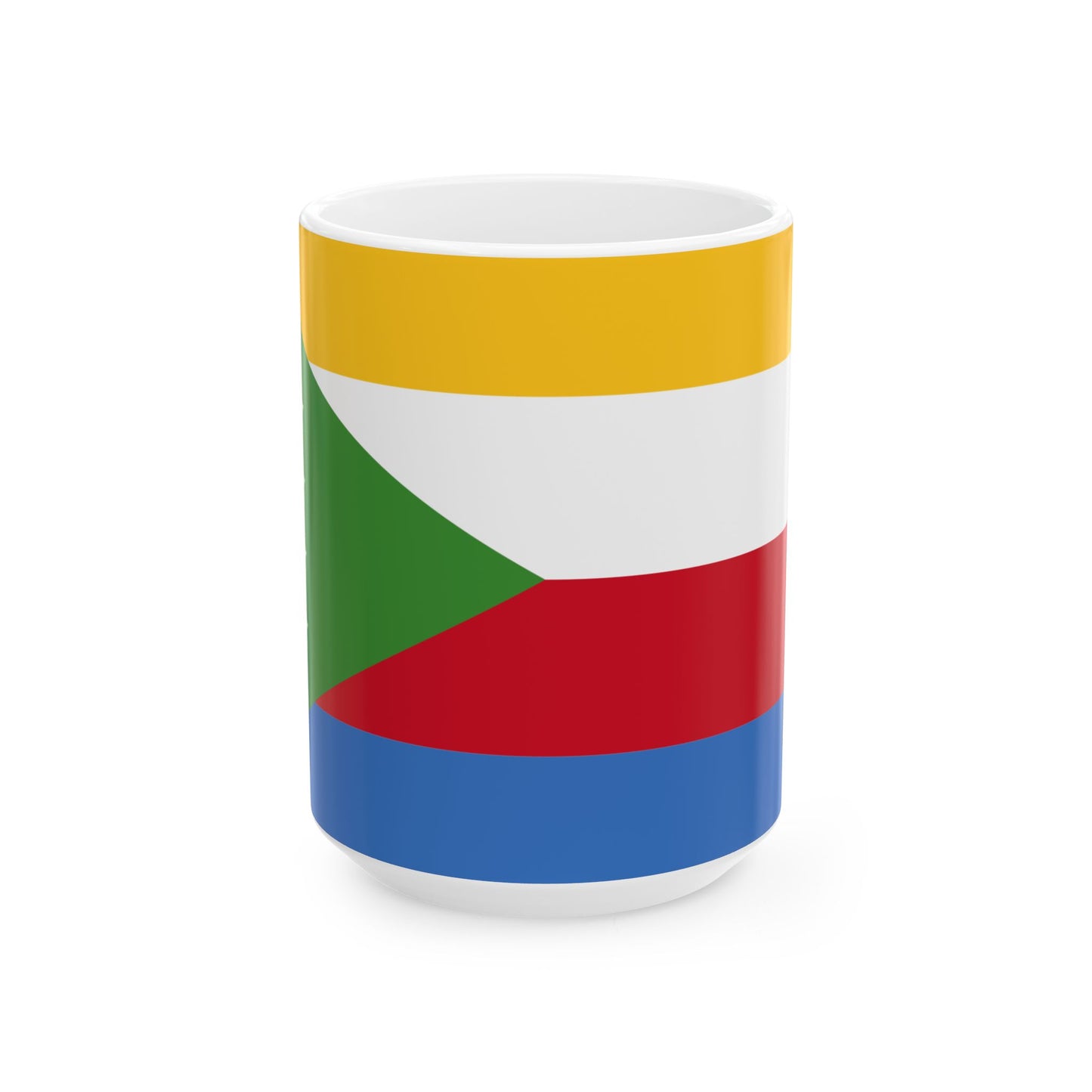 Comoros Flag Coffee Tea Mug 11oz 15oz | Comorian Heritage Mug | Rep Ya Flag