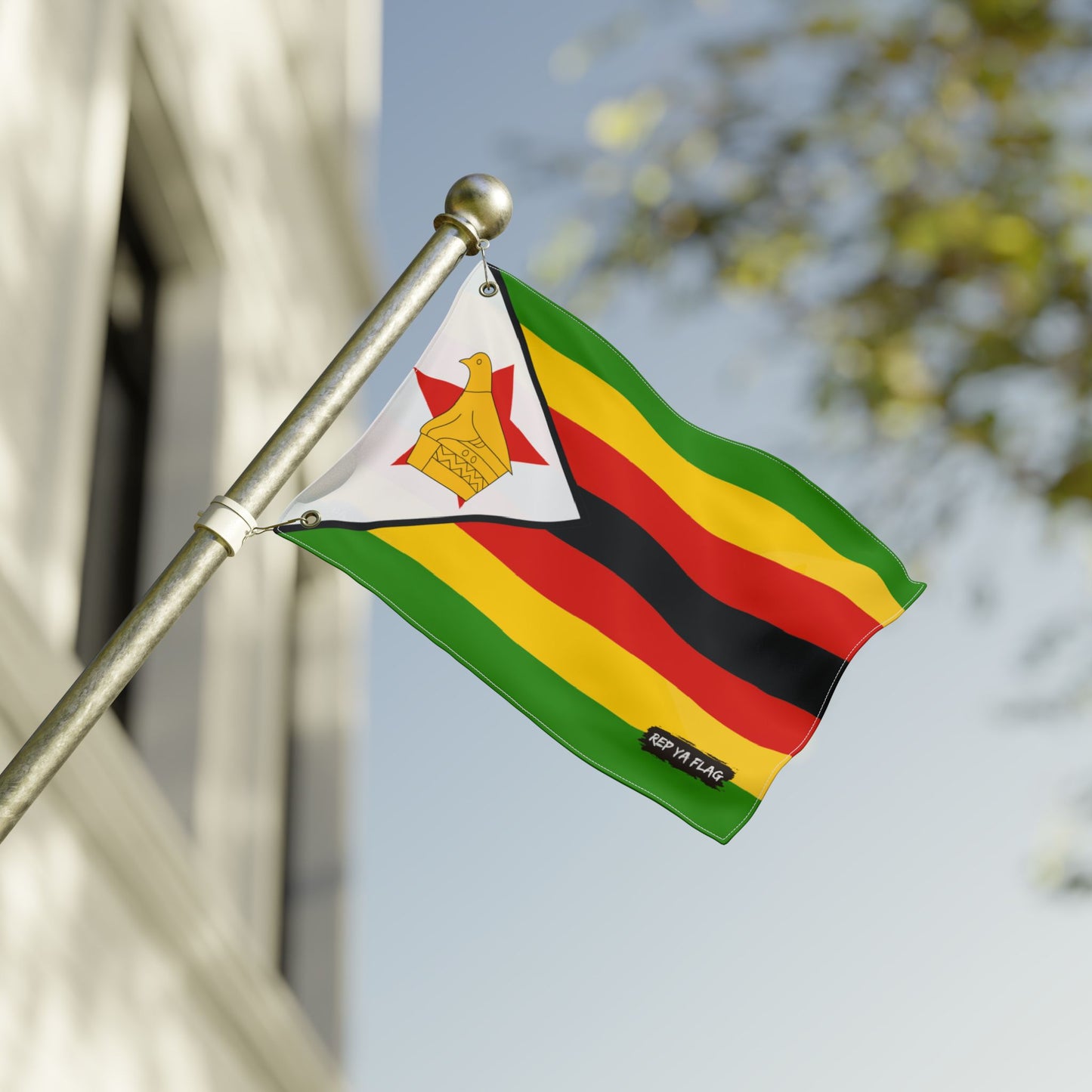 Zimbabwe Flag Double Sided Flag, Outdoor Garden Banner | Country Flag