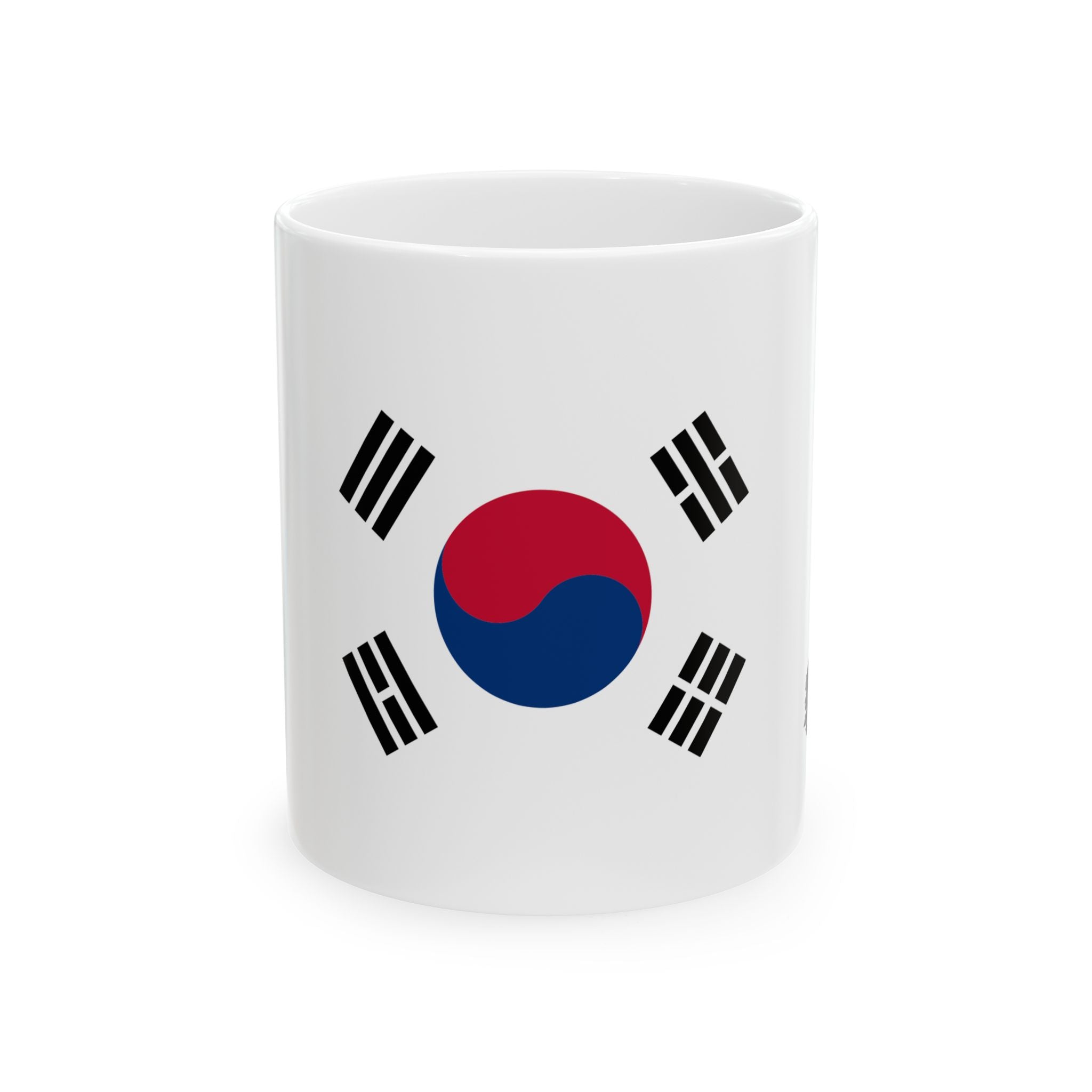South Korea Flag Coffee Mug 11oz & 15oz | Korean Heritage Ceramic Coffee Tea Mug | Rep Ya Flag