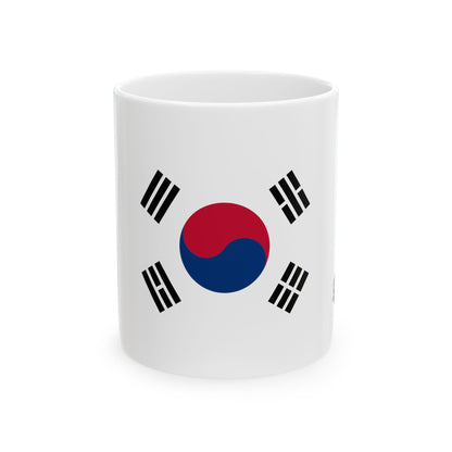 South Korea Flag Coffee Mug 11oz & 15oz | Korean Heritage Ceramic Coffee Tea Mug | Rep Ya Flag
