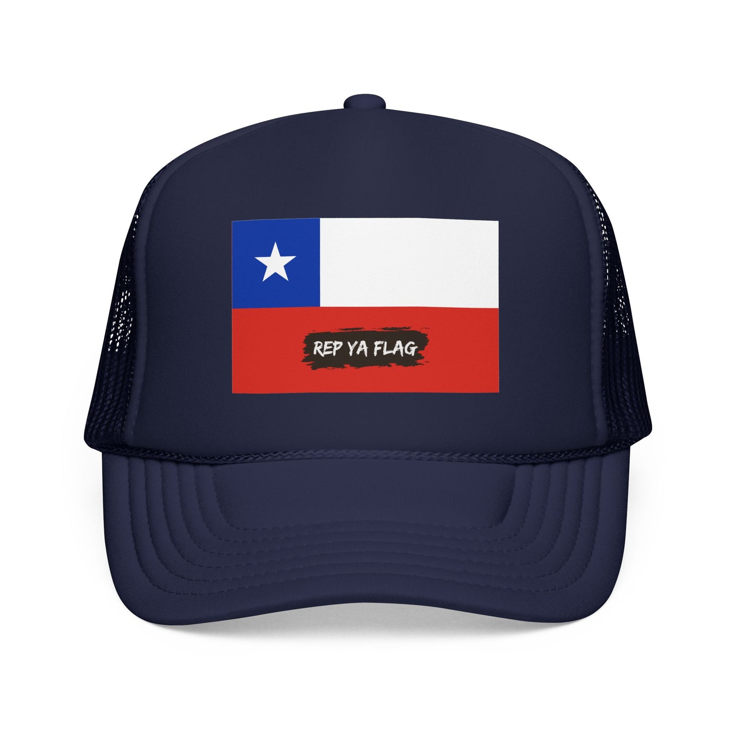 Chile Flag Foam Trucker Hat | Chilean Pride Snapback Cap | Rep Ya Flag