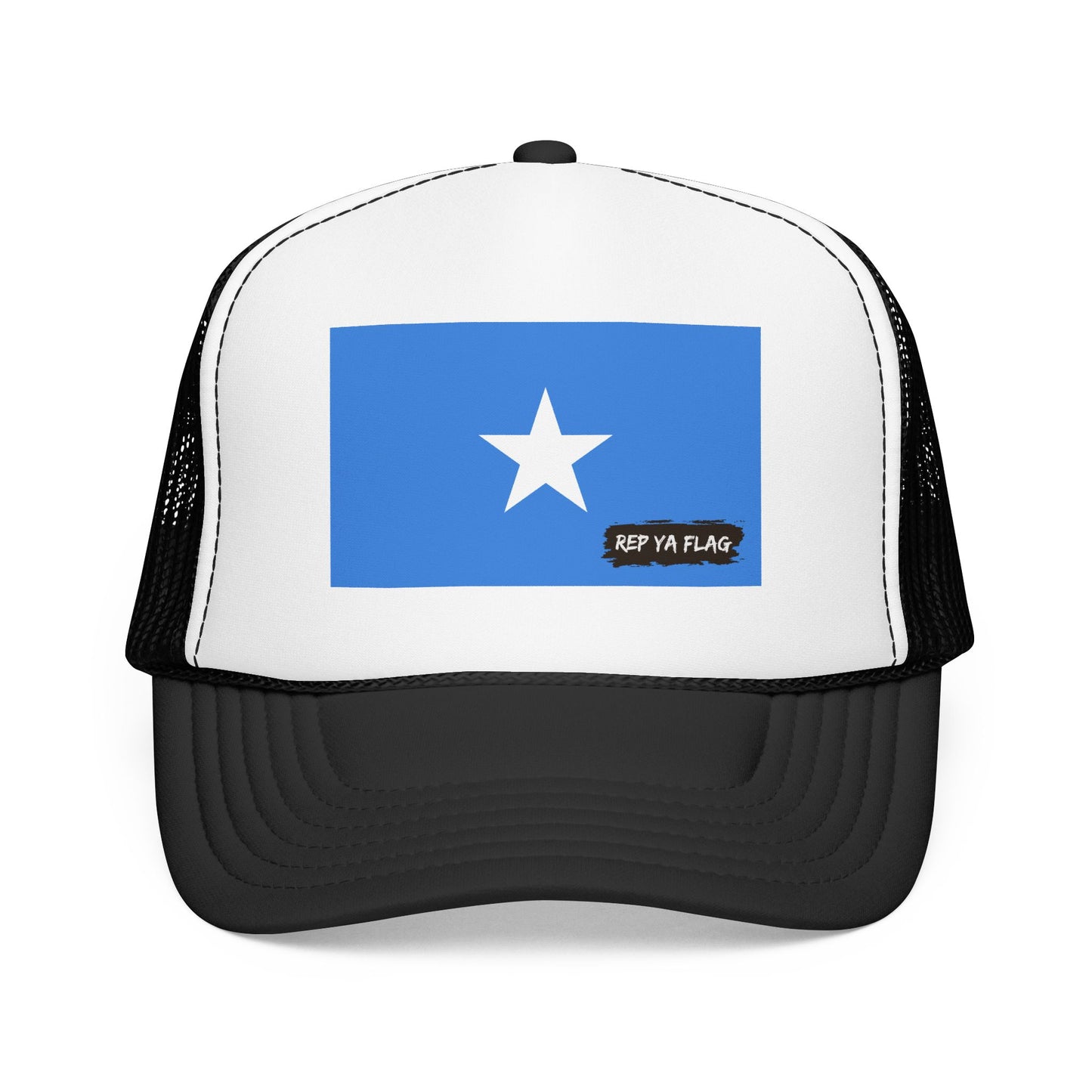 Somalia Flag Foam Trucker Hat | Somali Heritage Snapback Cap | Rep Ya Flag