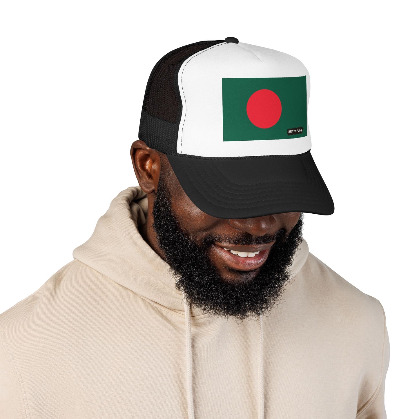 Bangladesh Flag Foam Trucker Hat | Bangladeshi Pride Snapback Cap | Rep Ya Flag