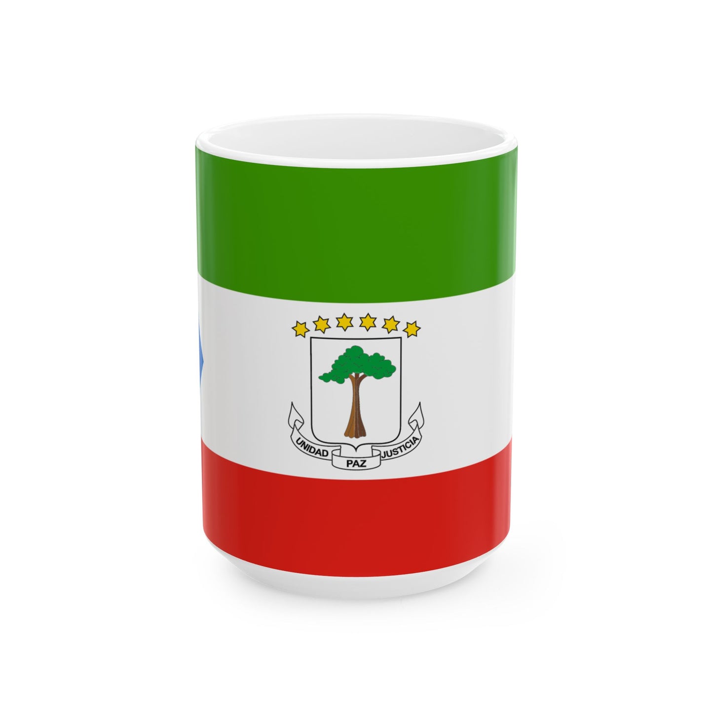 Equatorial Guinea Flag Coffee Tea Mug 11oz 15oz | Rep Ya Flag Ceramic Mug