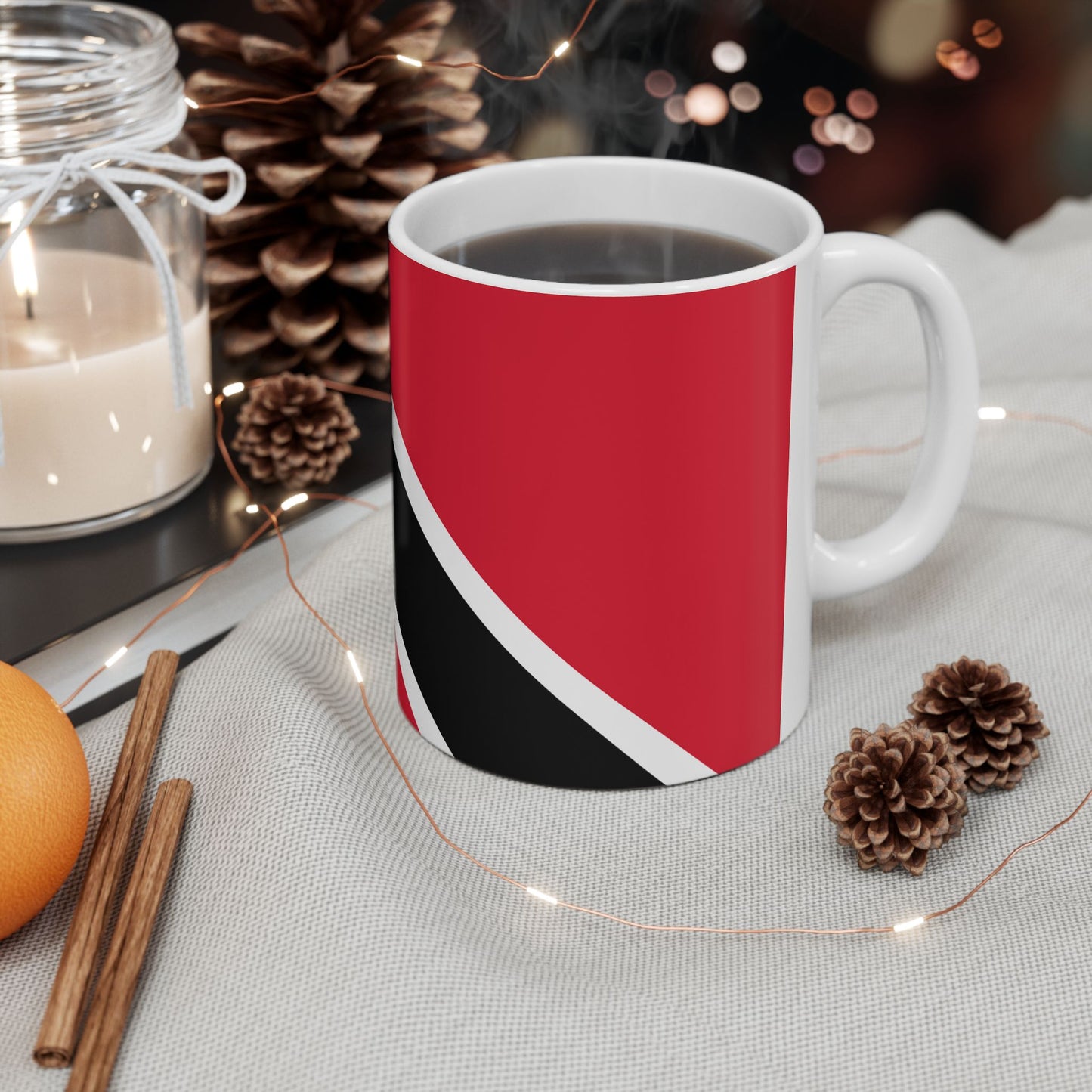 Trinidad and Tobago Flag Coffee Tea Mug 11oz 15oz | Rep Ya Flag Ceramic Mug