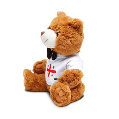 Georgia Flag Teddy Bear | Georgian Heritage Plush Gift | Rep Ya Flag