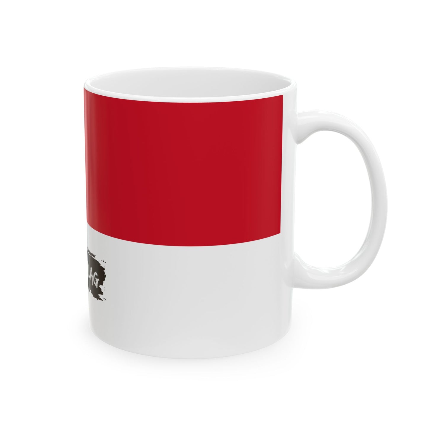Indonesia Flag Coffee Tea Mug 11oz 15oz | Rep Ya Flag Ceramic Mug