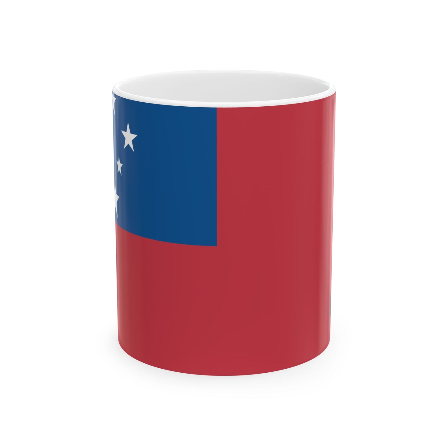 Samoa Flag Coffee Mug 11oz & 15oz | Samoan Heritage Ceramic Mug | Rep Ya Flag
