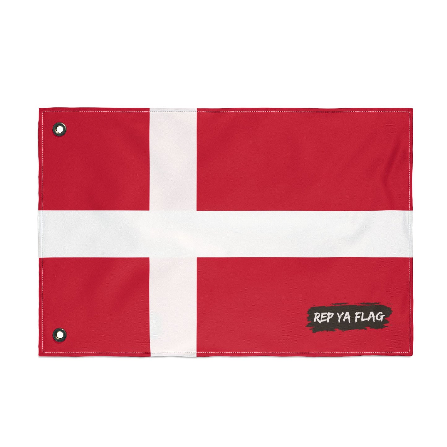 Denmark Flag Garden Banner | Double Sided Outdoor Flag | Rep Ya Flag