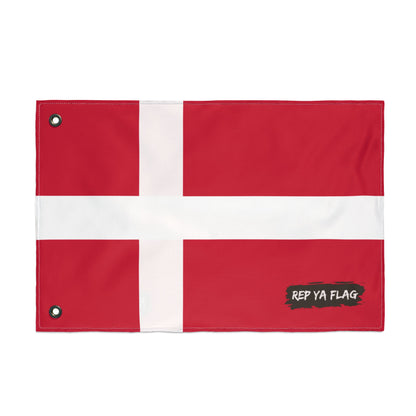 Denmark Flag Garden Banner | Double Sided Outdoor Flag | Rep Ya Flag
