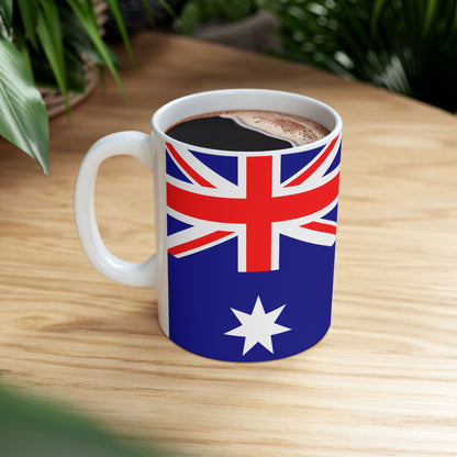 Australia Flag Coffee Mug | Australian Pride Ceramic Tea Mug
