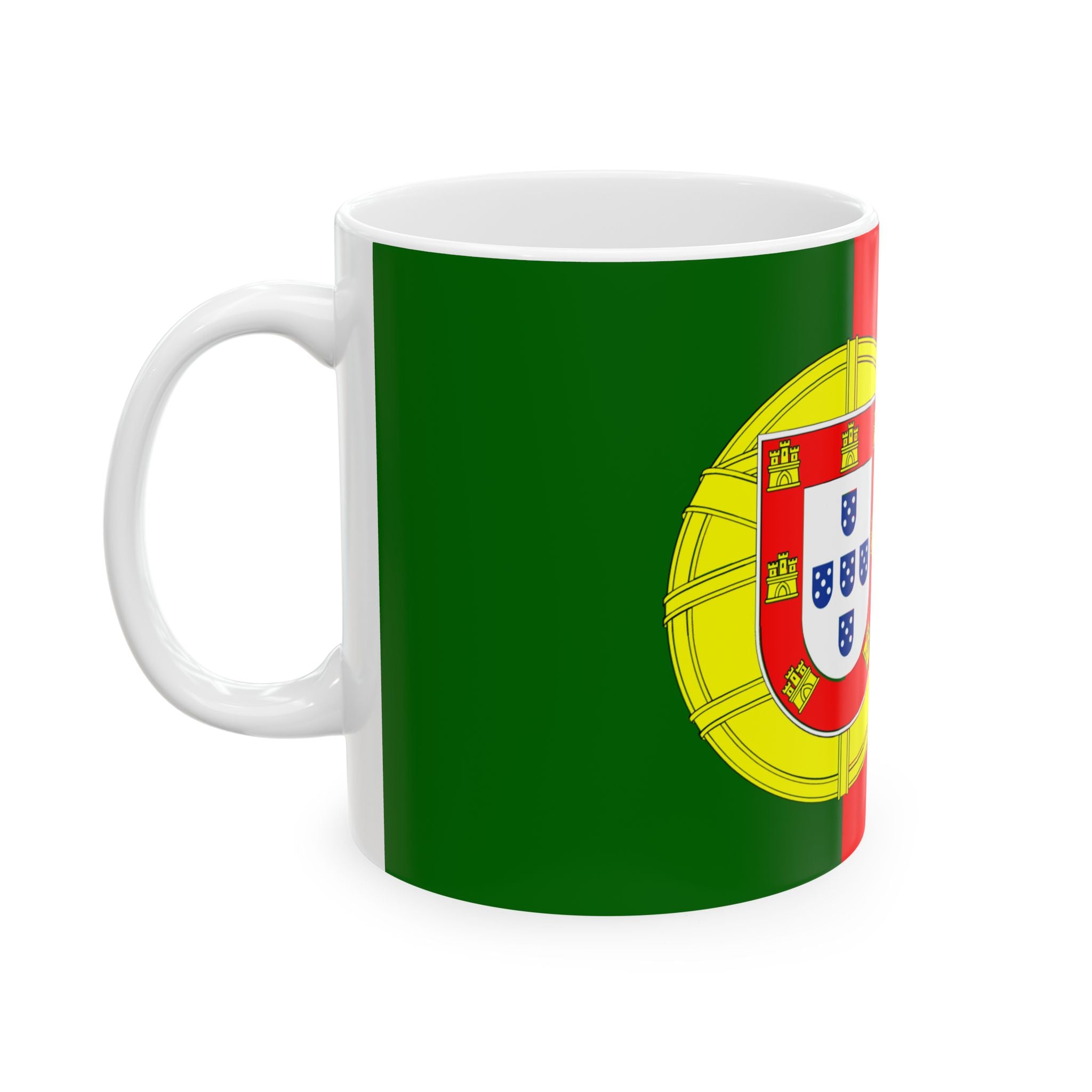 Portugal Flag Coffee Tea Mug 11oz 15oz | Rep Ya Flag Ceramic Mug