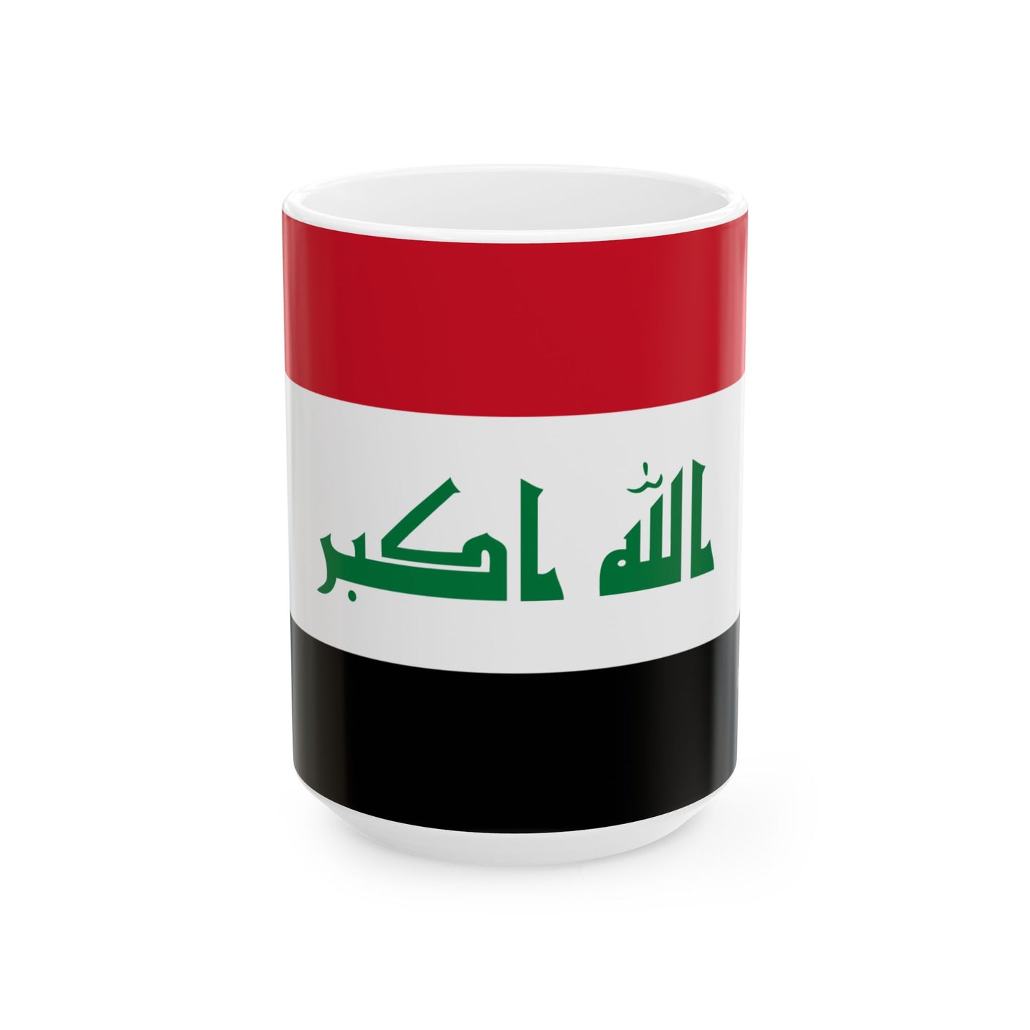Iraq Flag Coffee Tea Mug 11oz 15oz | Rep Ya Flag Ceramic Mug