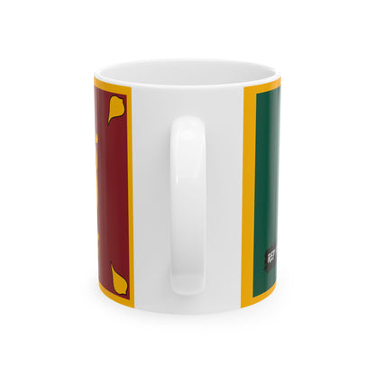 Sri Lanka Flag Coffee Tea Mug 11oz 15oz | Rep Ya Flag Ceramic Mug