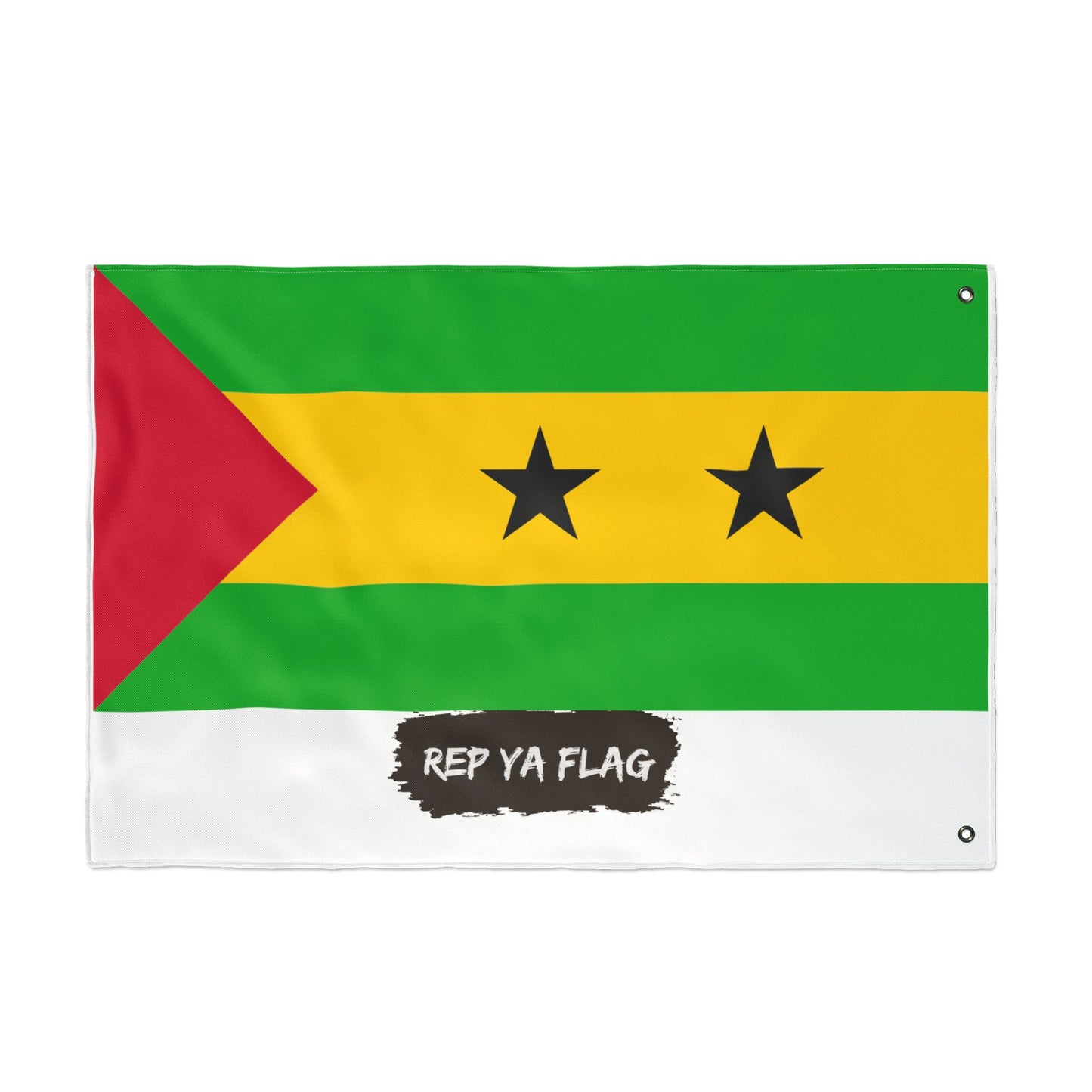 São Tomé and Príncipe Flag Garden Banner | Double Sided Outdoor Flag | Rep Ya Flag