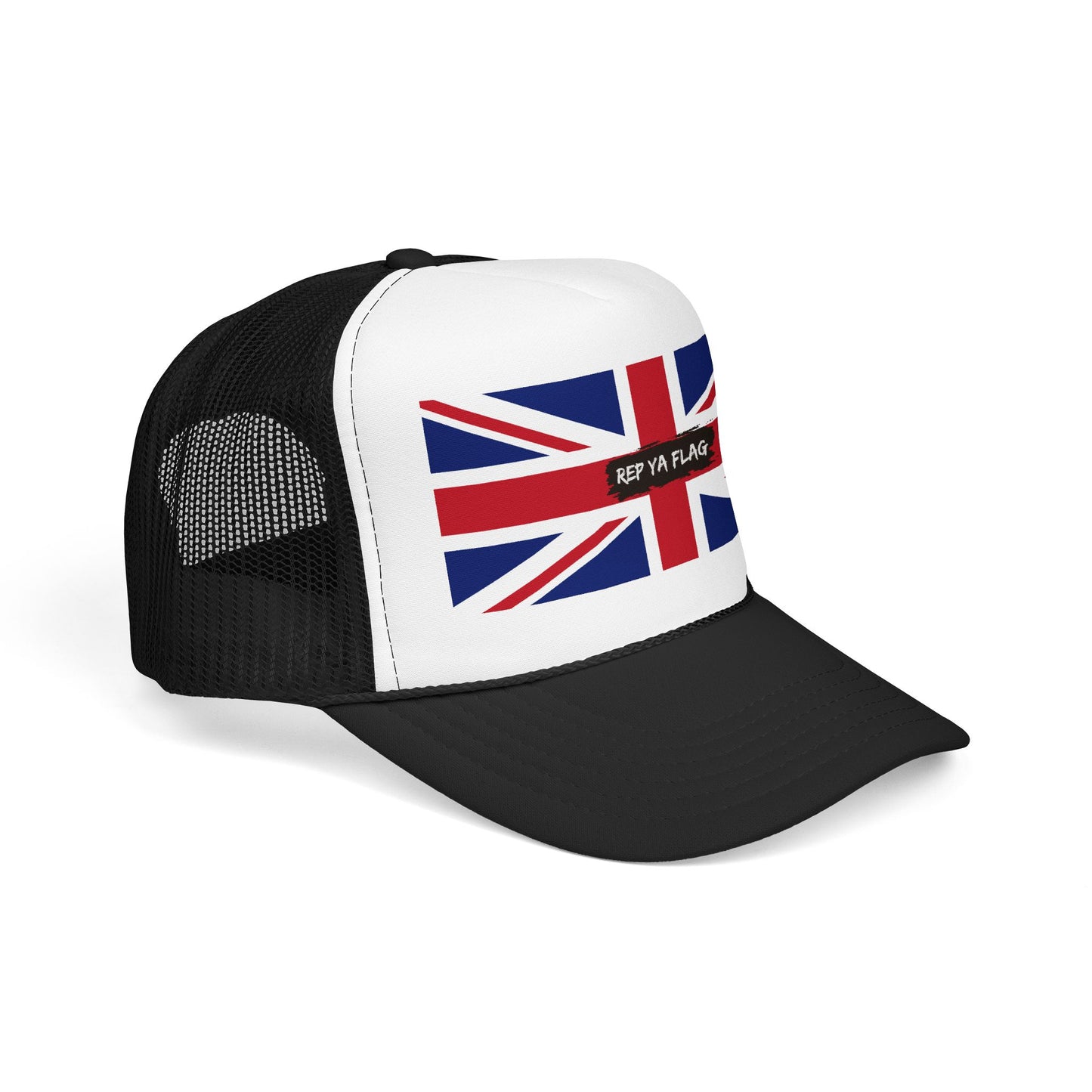 United Kingdom UK Foam Trucker Hat | Rep Ya Flag design