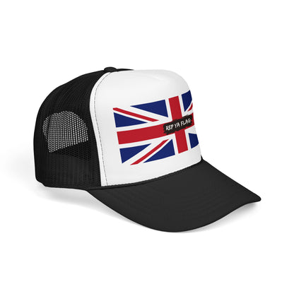 United Kingdom UK Foam Trucker Hat | Rep Ya Flag design