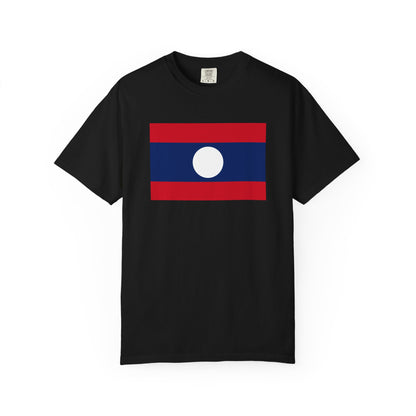 Laos Flag T Shirt | Laotian Heritage Shirt S–4XL | Rep Ya Flag