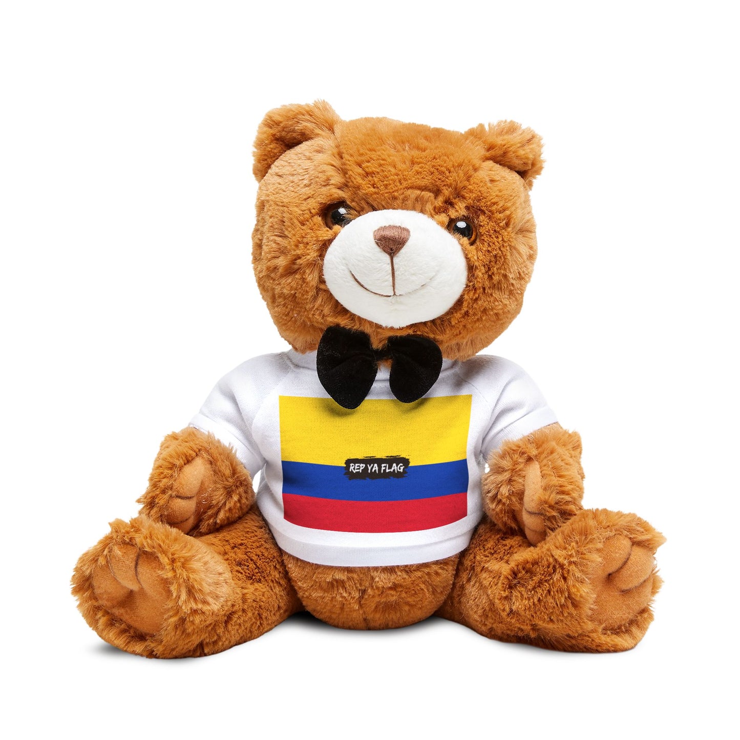 Colombia Flag Teddy Bear | Colombian Heritage Plush Gift | Rep Ya Flag