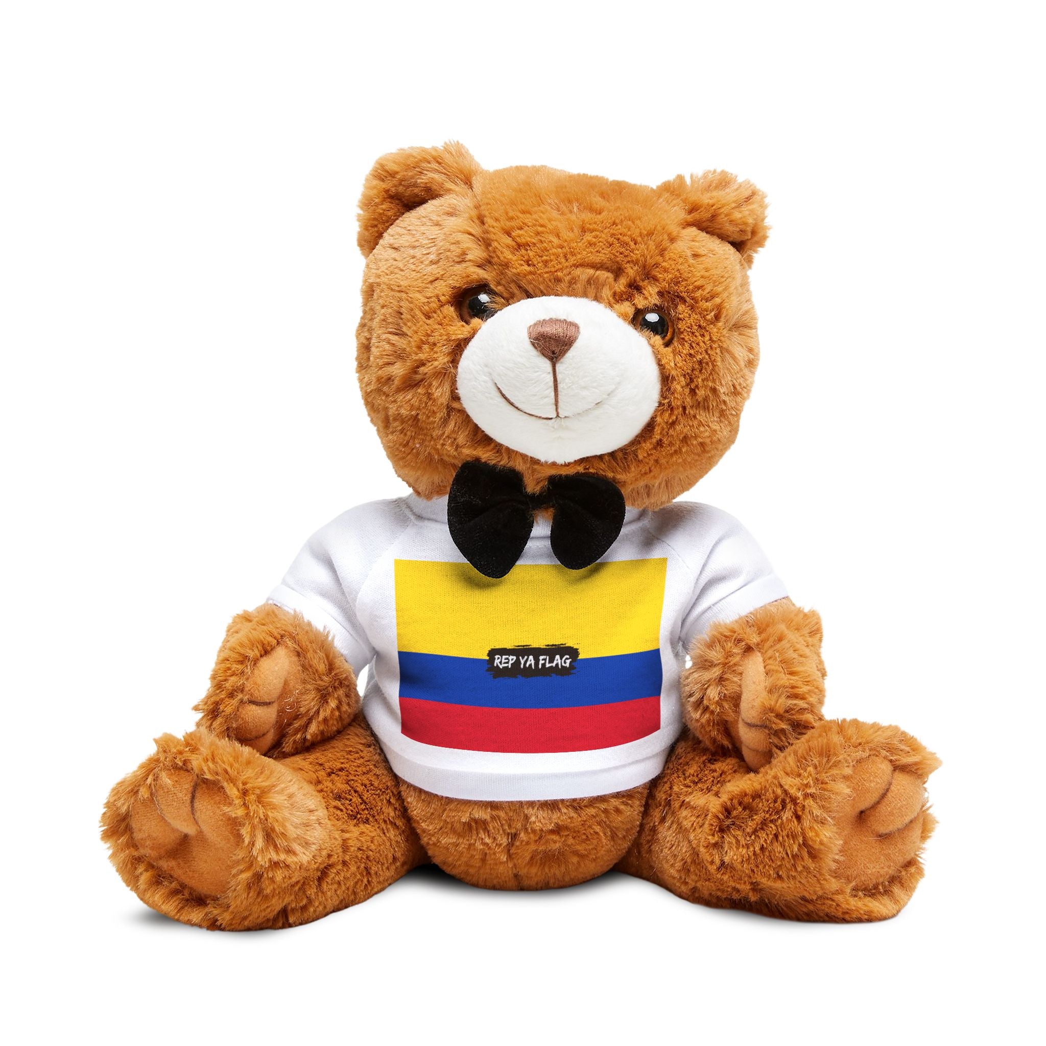 Colombia Flag Teddy Bear | Colombian Heritage Plush Gift | Rep Ya Flag
