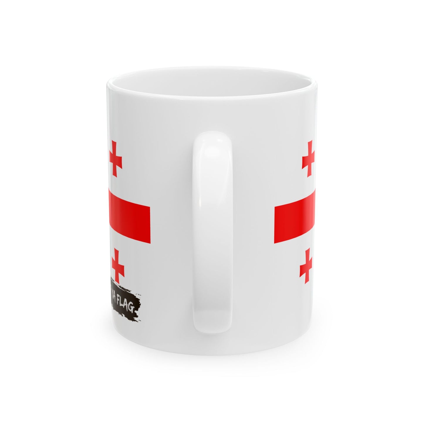 Georgia Flag Coffee Tea Mug 11oz 15oz | Rep Ya Flag Ceramic Mug