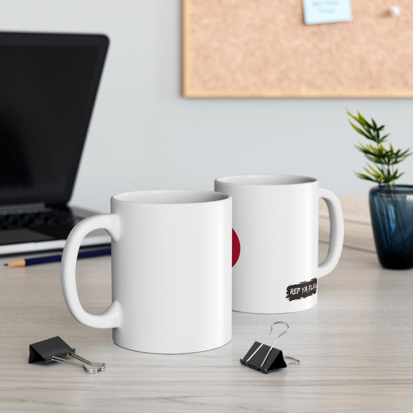 Japan Flag Coffee Tea Mug 11oz 15oz | Rep Ya Flag Ceramic Mug