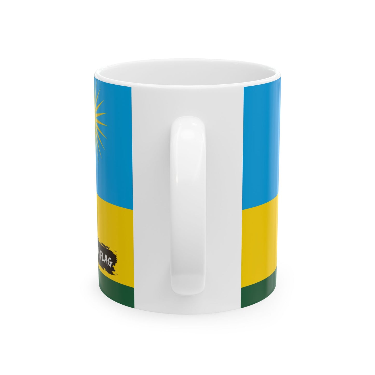 Rwanda Flag Coffee Tea Mug 11oz 15oz | Rep Ya Flag Ceramic Mug