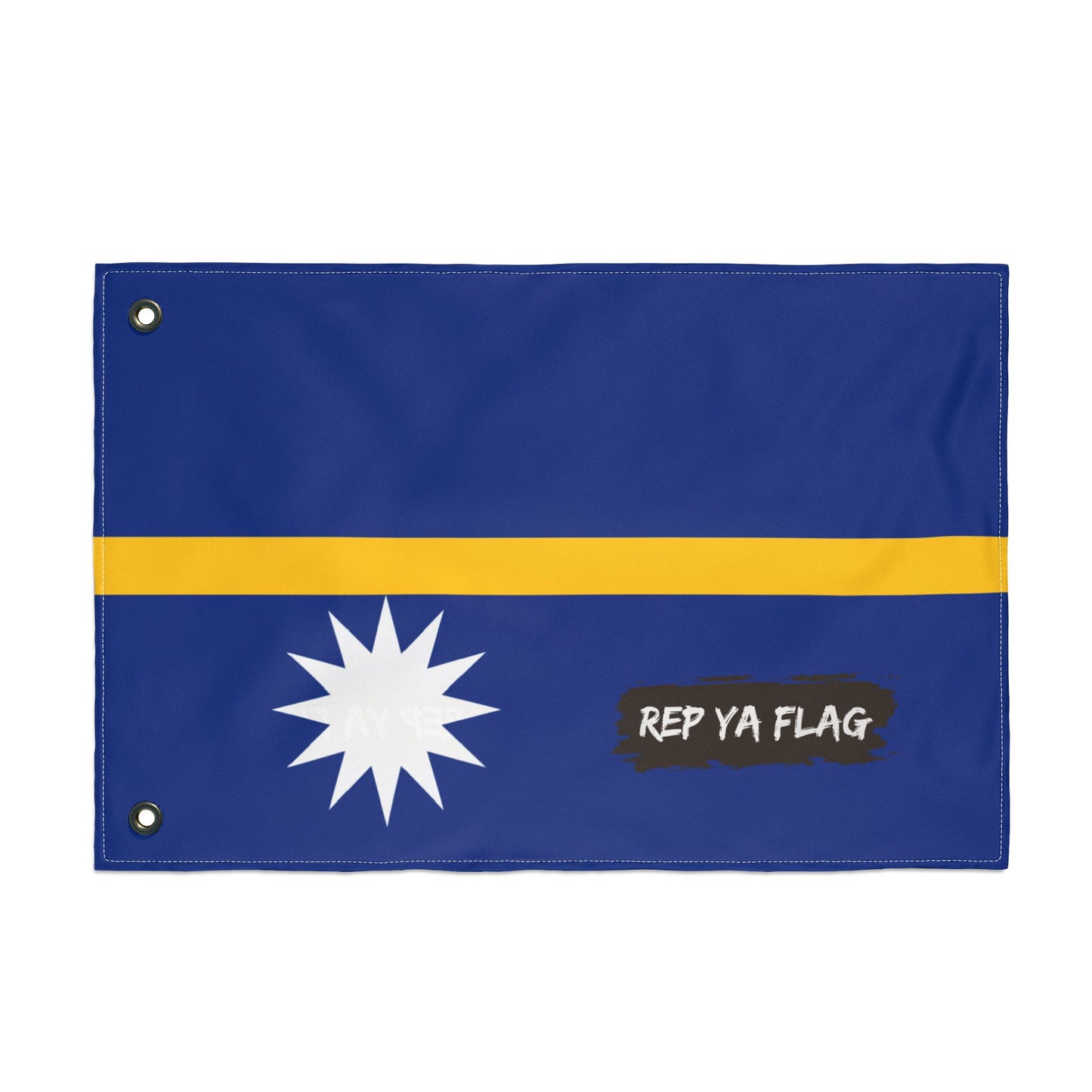 Nauru Flag Garden Banner | Double Sided Outdoor Flag | Rep Ya Flag