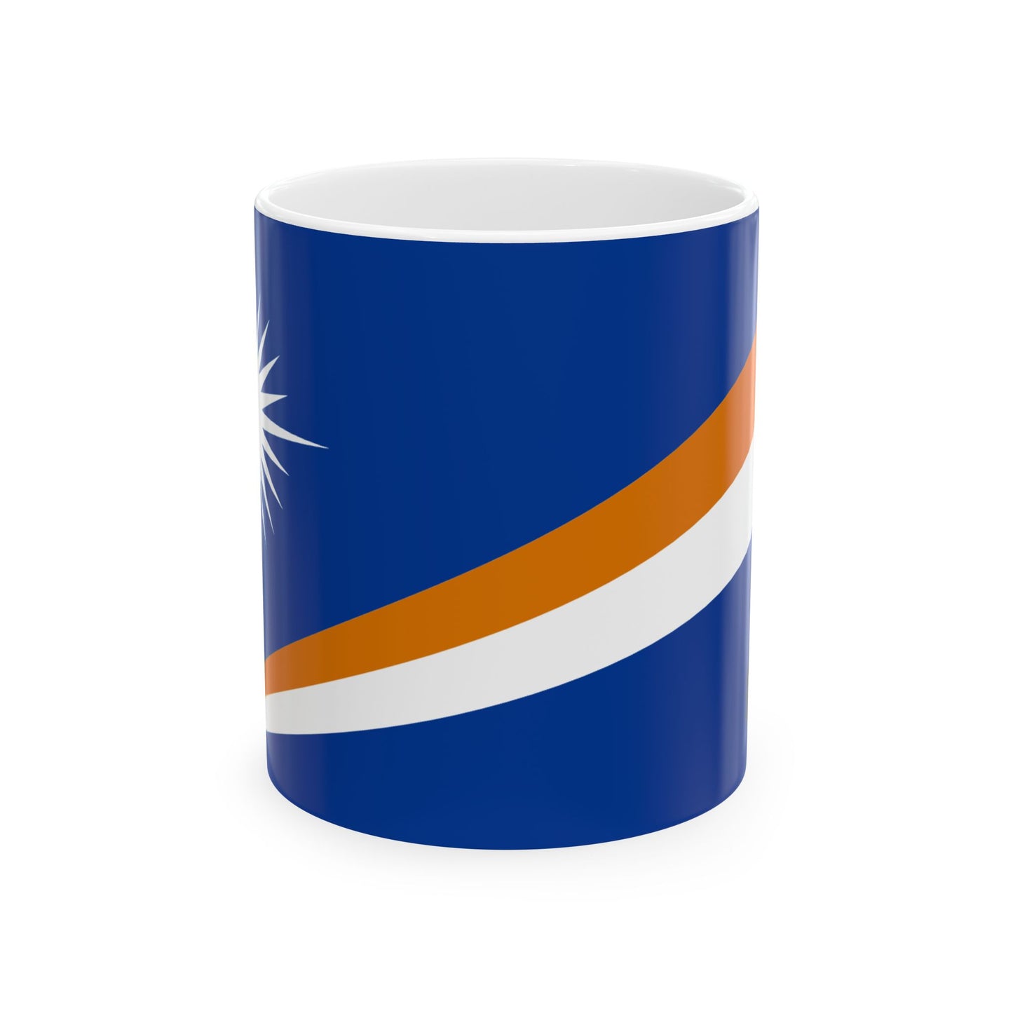 Marshall Islands Flag Coffee Tea Mug 11oz 15oz | Rep Ya Flag Ceramic Mug