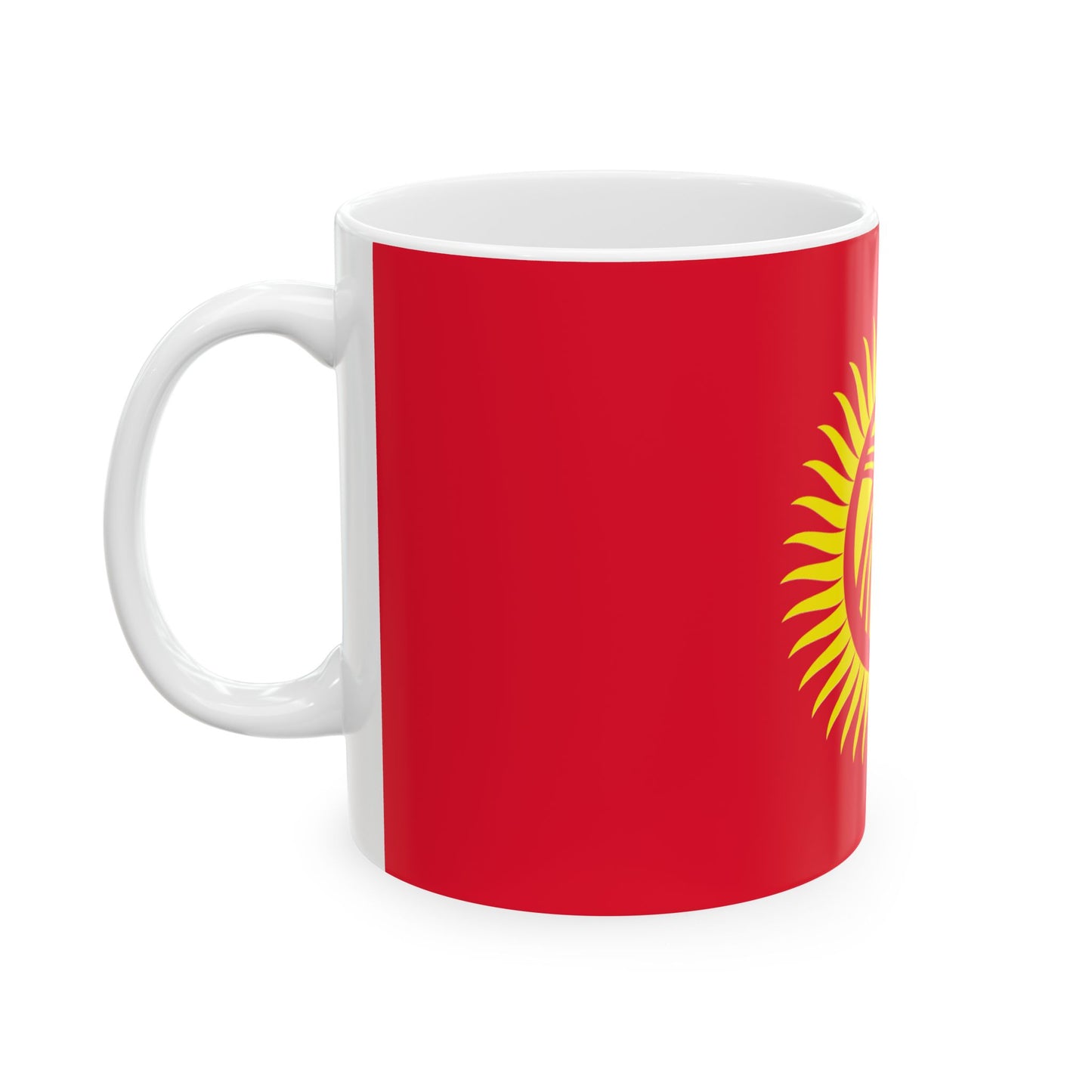 Kyrgyzstan Flag Coffee Tea Mug 11oz 15oz | Rep Ya Flag Ceramic Mug