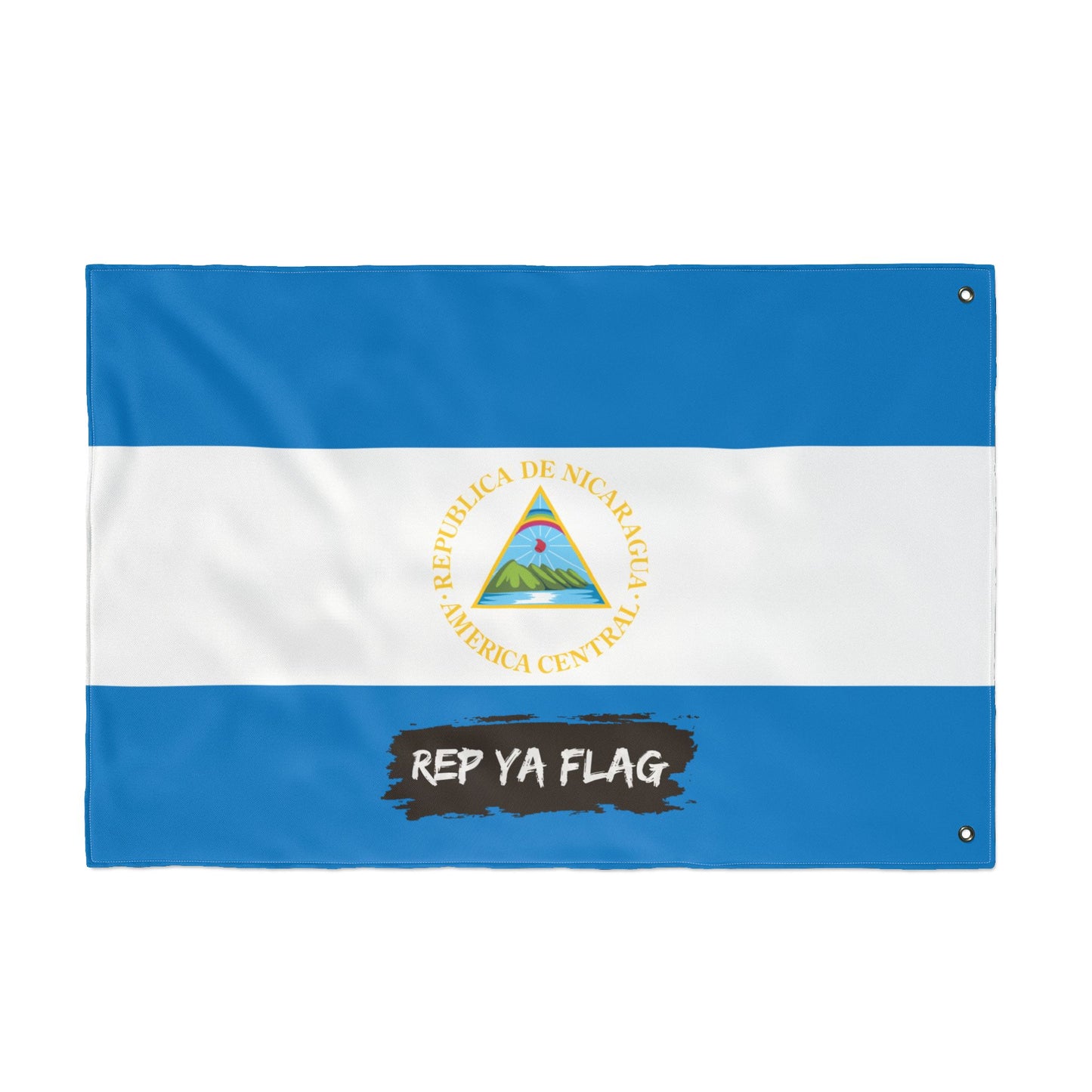 Nicaragua Flag Garden Banner | Double Sided Outdoor Flag | Rep Ya Flag