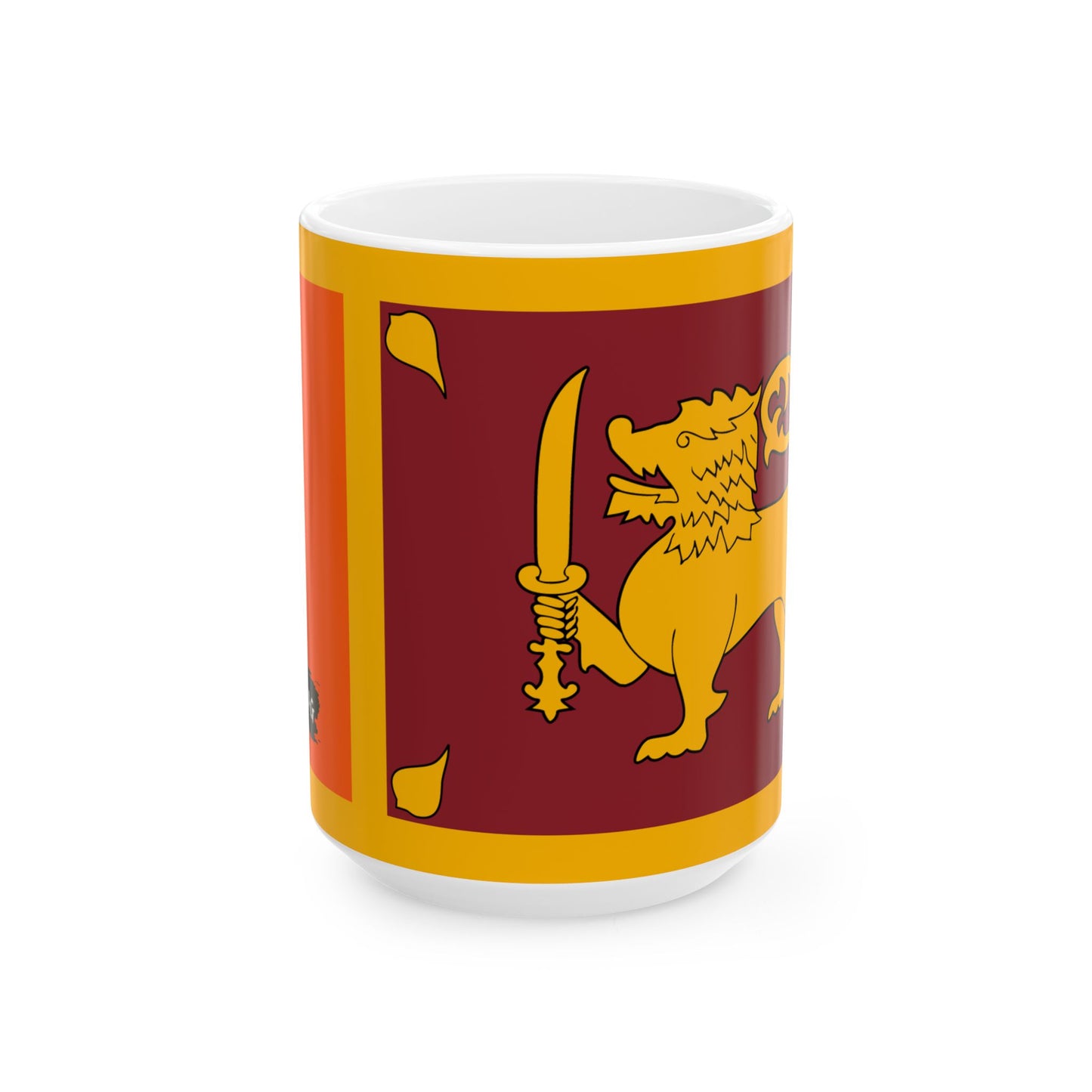 Sri Lanka Flag Coffee Tea Mug 11oz 15oz | Rep Ya Flag Ceramic Mug