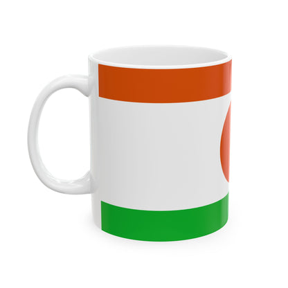 Niger Flag Coffee Tea Mug 11oz 15oz | Rep Ya Flag Ceramic Mug