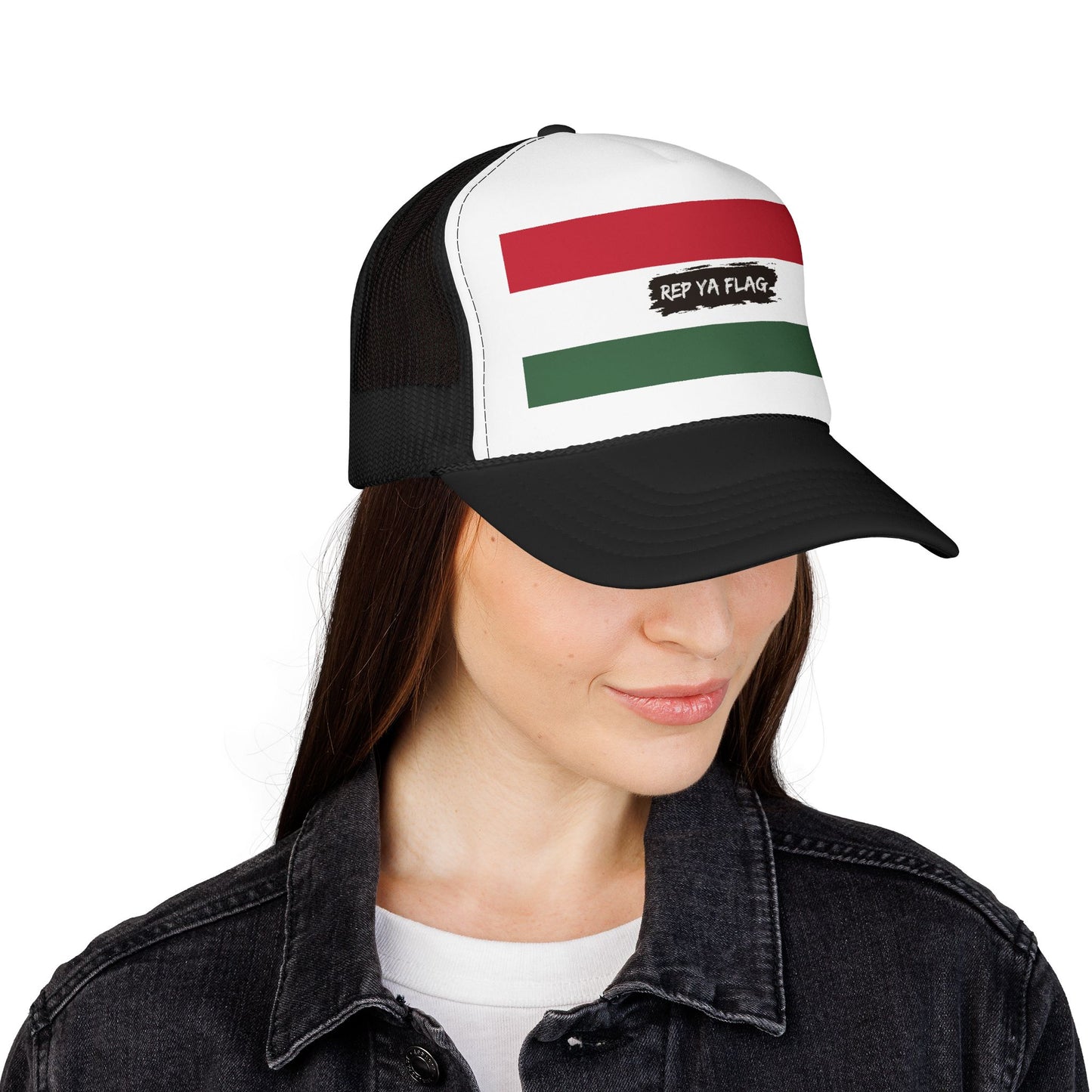 Hungary Flag Foam Trucker Hat | Hungarian Pride Snapback Cap | Rep Ya Flag