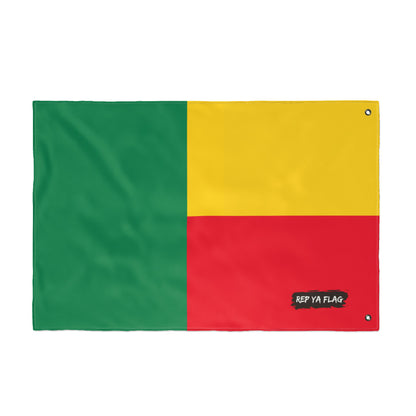 Benin Flag Garden Banner | Double Sided Outdoor Flag | Rep Ya Flag