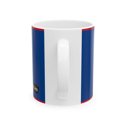 Belize Flag Coffee Mug | Belizean Pride Ceramic Tea Mug 11oz & 15oz | Rep Ya Flag