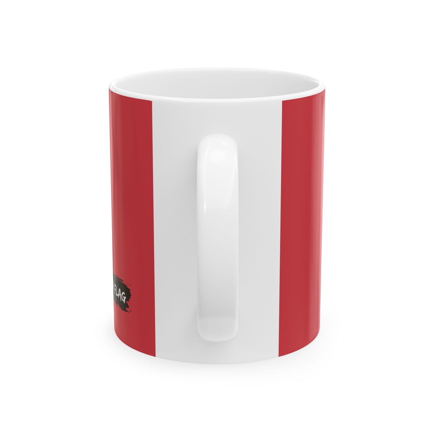 Peru Flag Coffee Tea Mug 11oz 15oz | Rep Ya Flag Ceramic Mug