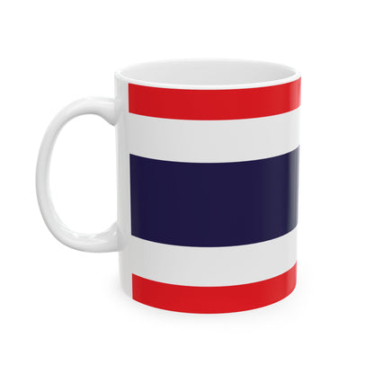 Thailand Flag Coffee Tea Mug 11oz 15oz | Rep Ya Flag Ceramic Mug