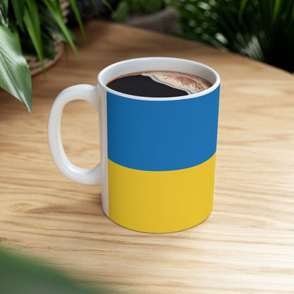 Ukraine Flag Coffee Tea Mug 11oz 15oz | Rep Ya Flag Ceramic Mug